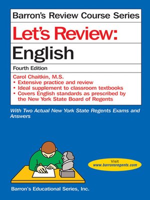 cover image of Let's Review English